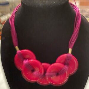 Pink Statement Necklace